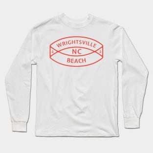 Wrightsville Beach, NC Summertime Vacationing Anchor Ring Long Sleeve T-Shirt